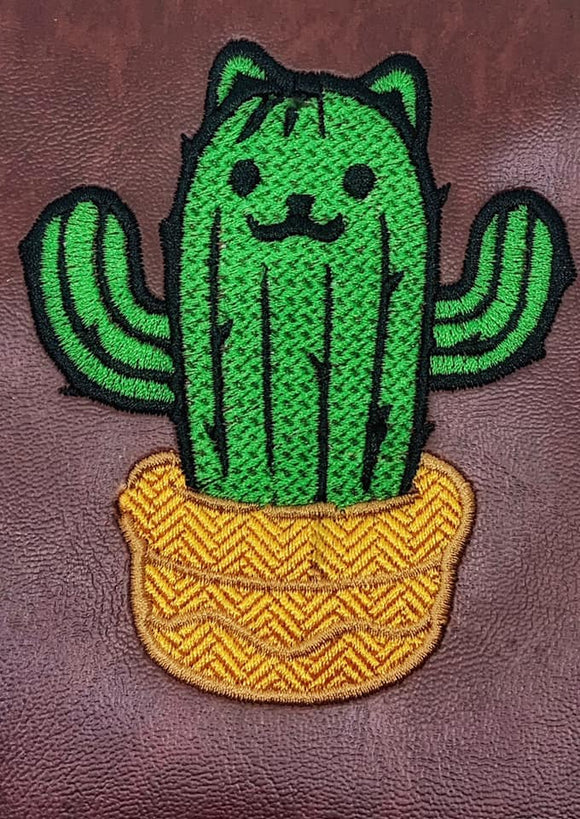 ITH Digital Embroidery Pattern For Catactus 4X4 Design, 4X4 Hoop