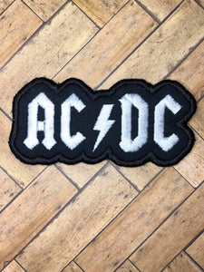 ITH Digital Embroidery Pattern for AC/DC Patch, 4X4 - 5X7 Hoop