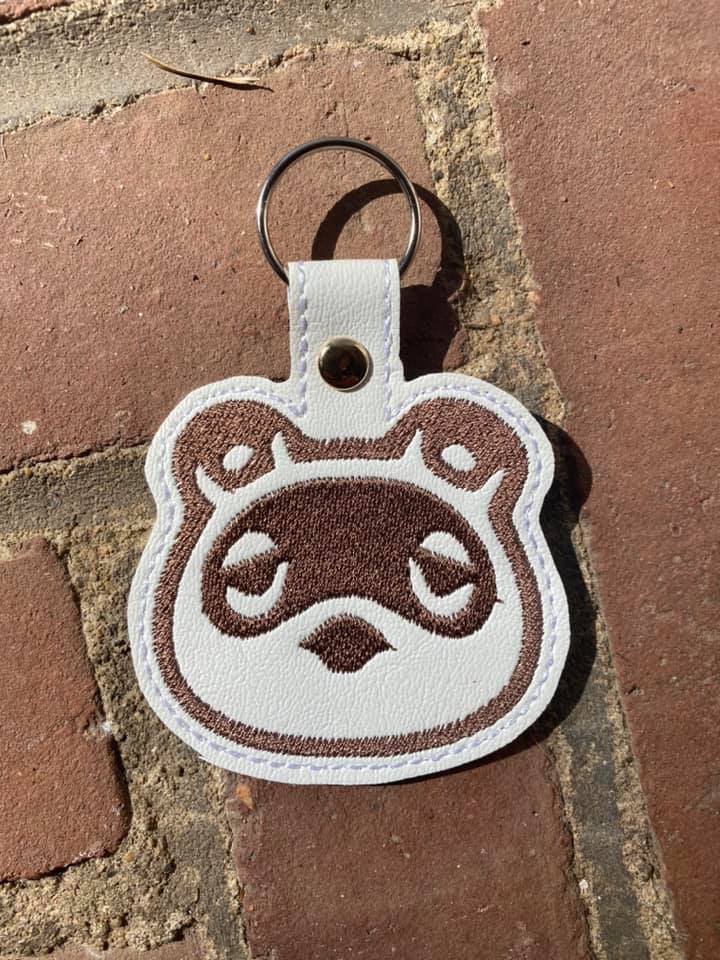 ITH Digital Embroidery Pattern for AC T Nook Snap Tab / Key CHain, 4X4 ...