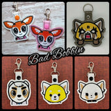 ITH Digital Embroidery Pattern for Aggr. Resasuke Snap Tab / Key Chain, 4X4 Hoop