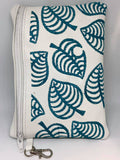 ITH Digital Embroidery Pattern For AC Leaf Zipper Pouch UL 5X7, 5X7 Hoop