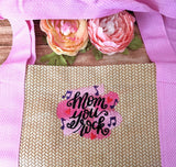 ITH Digital Embroidery Pattern for Mom You Rock 4X4 Design, 4X4 Hoop