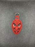 ITH Digital Embroidery Pattern for DS Sakonji Mask Snap Tab / Key Chain, 4X4 Hoop