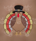 ITH Digital Embroidery Pattern for Candy Corn Turkey 4X4 design, 4X4 Hoop