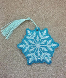 ITH Digital Embroidery Pattern For Snowflake I Ornament, 4X4 Hoop