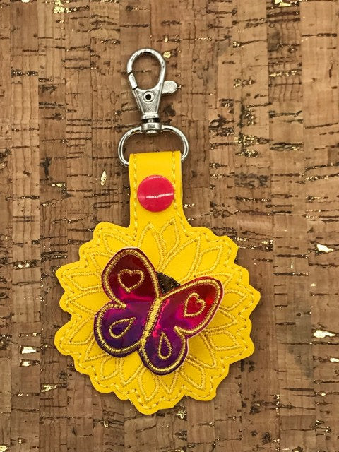 Original Snap Tab Adapter,water Bottle Holder, Key Fob, Snap Tab, in the  Hoop Machine Designs, ITH, Digital File, Embroidery Design 