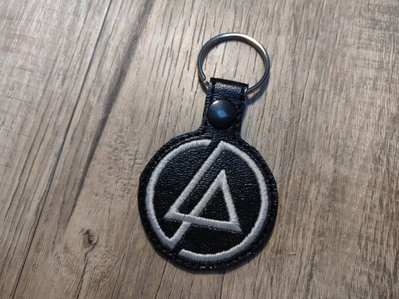 ITH Digital Embroidery Pattern for Linkin Park Snap Tab / Key Chain