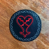 ITH Digital Embroidery Pattern for Set of 4 Kingdom Heart Coasters, 4x4 hoop