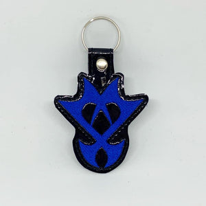 ITH Digital Embroidery Pattern for Kingdom Hearts Unversed Snap Tab / Key Chain, 4x4 hoop