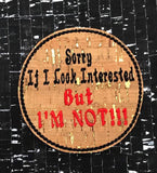 ITH Digital Embroidery Pattern for Set of 4 Snarky Saying Coasters, 4x4 hoop