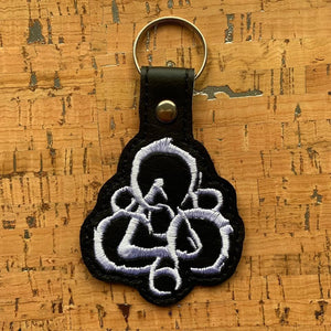 ITH Digital Embroidery Pattern for Coheed & Cambria Band Snap Tab / Key Chain, 4x4 hoop