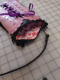 ITH Digital Embroidery Pattern for Corset Shoulder Zipper Bag with Liner 6x10 hoop