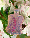 ITH Digital Embroidery Pattern for Corset I Snap Tab / Key Chain, 4x4 hoop