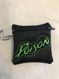 ITH Digital Embroidery Pattern for Poison  Zip Bag, 4x4 hoop