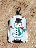 ITH Digital Embroidery Pattern for Snowman III Sanitizer Holder, 5X7 Hoop