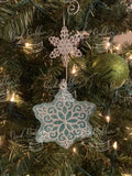 ITH Digital Embroidery Pattern for Filigree Snowflake I Ornament, 4X4 Hoop