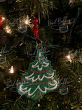 ITH Digital Embroidery Pattern for Snow Cap Tree Ornament, 4X4 Hoop
