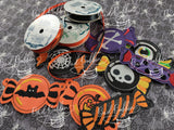 ITH Digital Embroidery Pattern for Halloween Candy Banner Set of 9, 4X4 Hoop & 5X7 Hoop